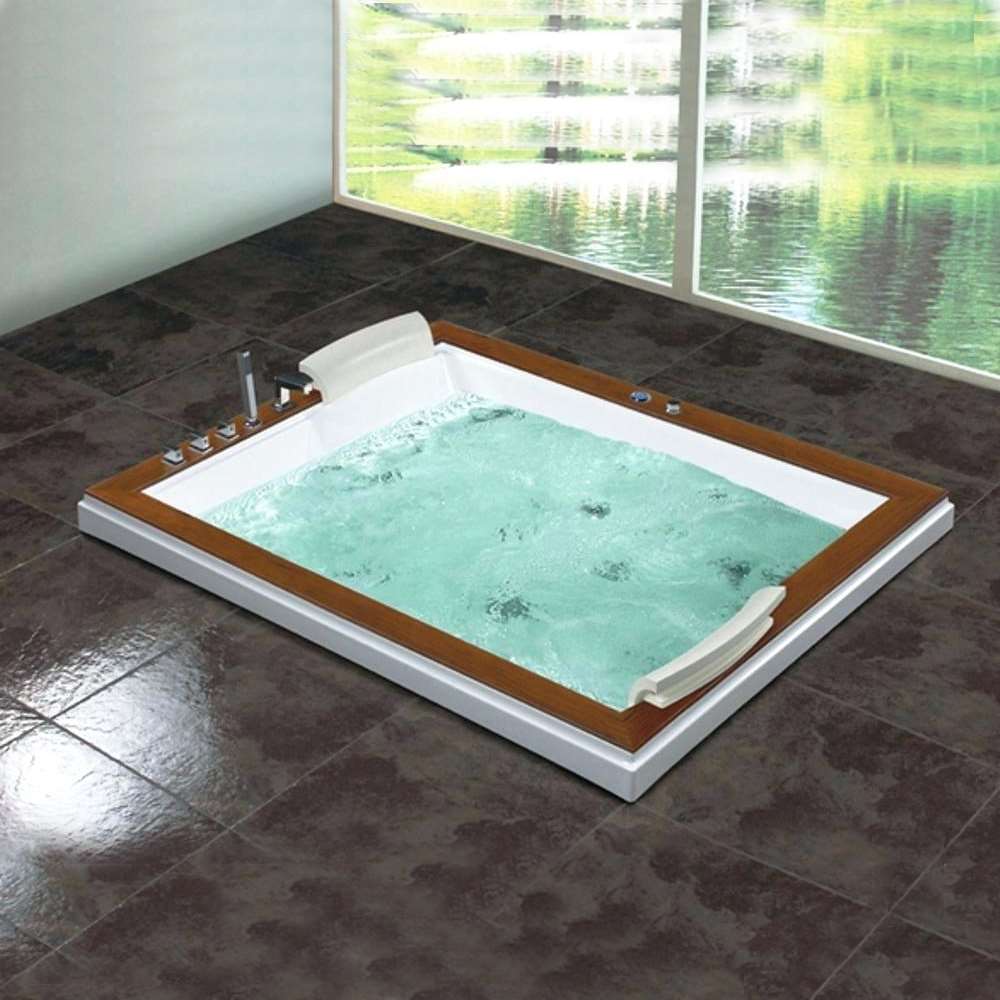Fontana Minimalist Whirlpool Water Massage Bathtub