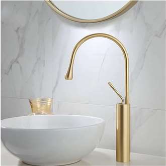 Modern Single Lever 360 Rotation Spout Brass Sink Faucet