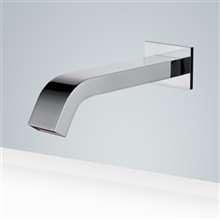 Fontana Commercial Faucet Barstow Wall Mounted Square Design Sensor Bathroom Sink Faucet