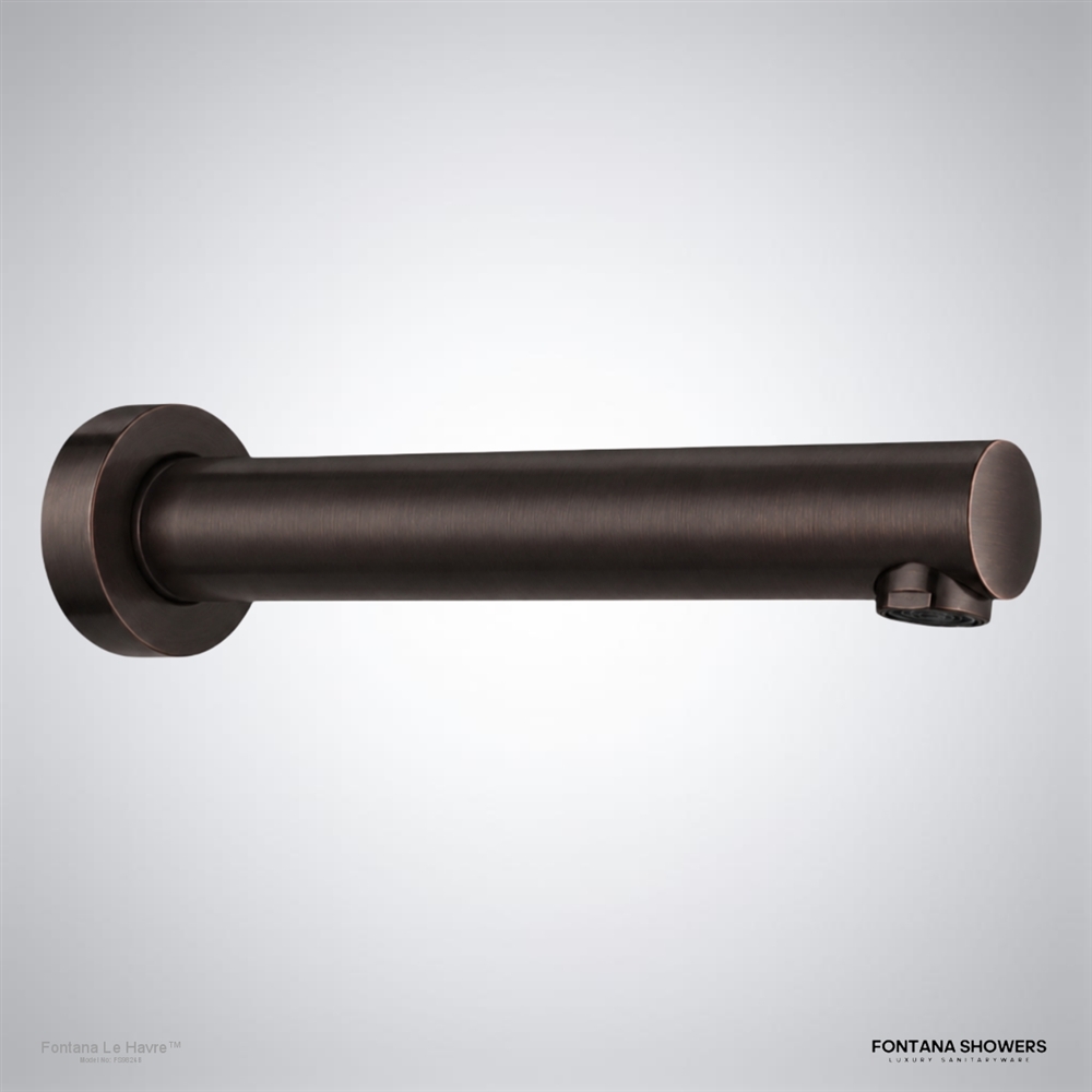 Fontana Commercial Wall Mount Touchless Commercial Automatic Sensor Faucet with Polished Gold Finish  in Polished Chrome Finish