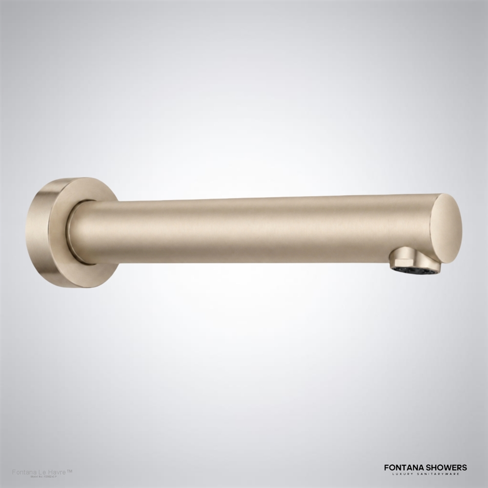 Champagne wall sensor tap
