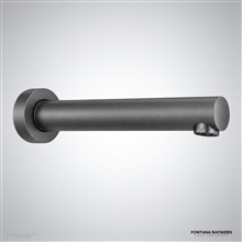 Gunmetal wall sensor faucet