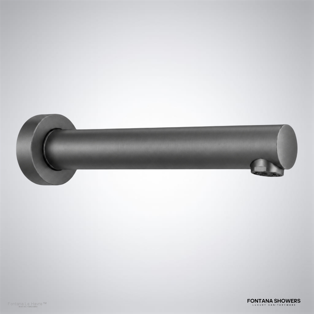 Gunmetal wall sensor faucet
