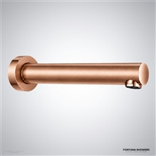 Rose Gold wall sensor faucet