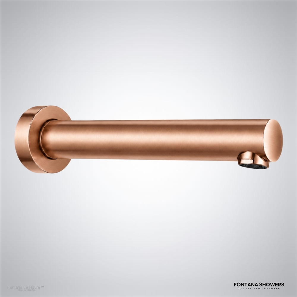 Rose Gold wall sensor faucet