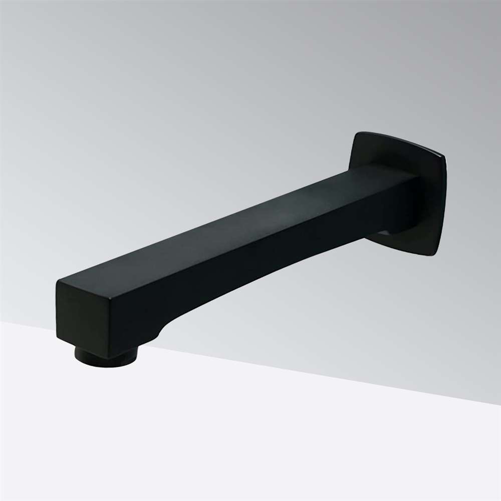 Fontana FS9825MB matte black wall mount commercial touchless sensor faucet