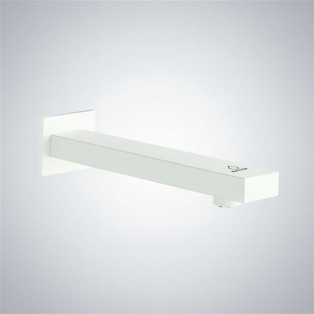 FontanaTurboTap Matte White Wall Mounted Touchless Faucet