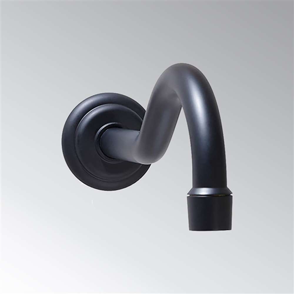 Antique Finish Wall Mount Sensor Faucet in Matte Black (FS9828AB-DP)