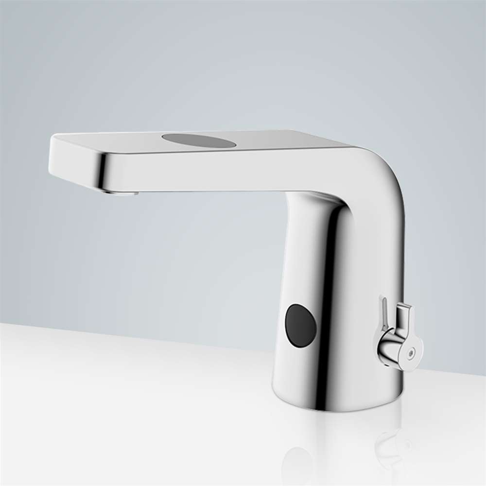Fontana Reno Commercial Temperature Control Chrome Plated Automatic Infrared Sensor Sink Faucet