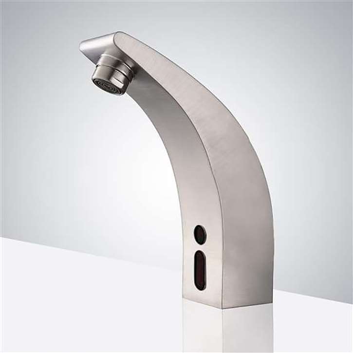 Commercial bathroom faucet with sensor