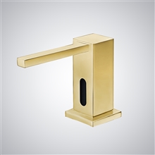 Fontana Napoli Brushed Gold Touchless Liquid Soap Dispenser
