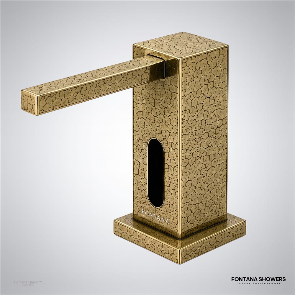 Light Antique Brass Touchless Dispenser