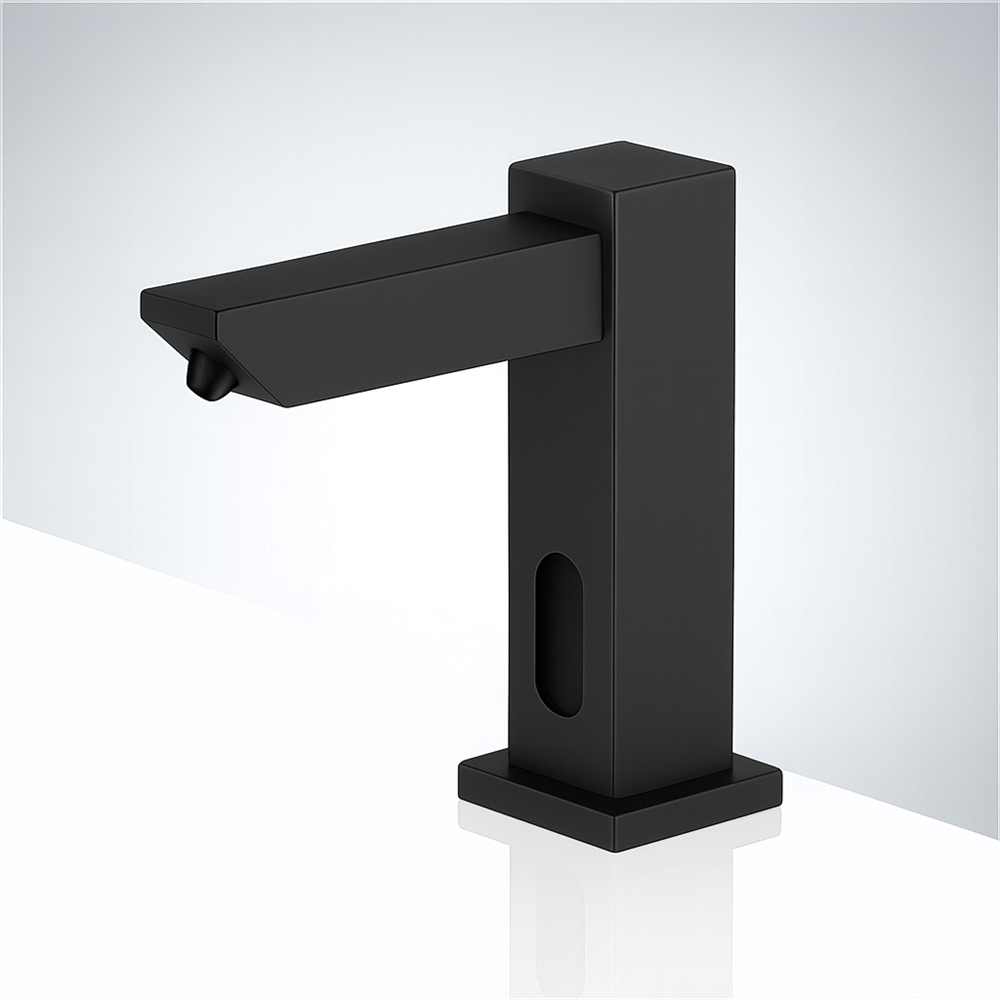 Fontana NoirDispense FXâ„¢ â€“ Touchless Soap Dispenser Matte Black Finish