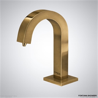 Fontana Denver Antique Brass Automatic Sensor Liquid Soap Dispenser