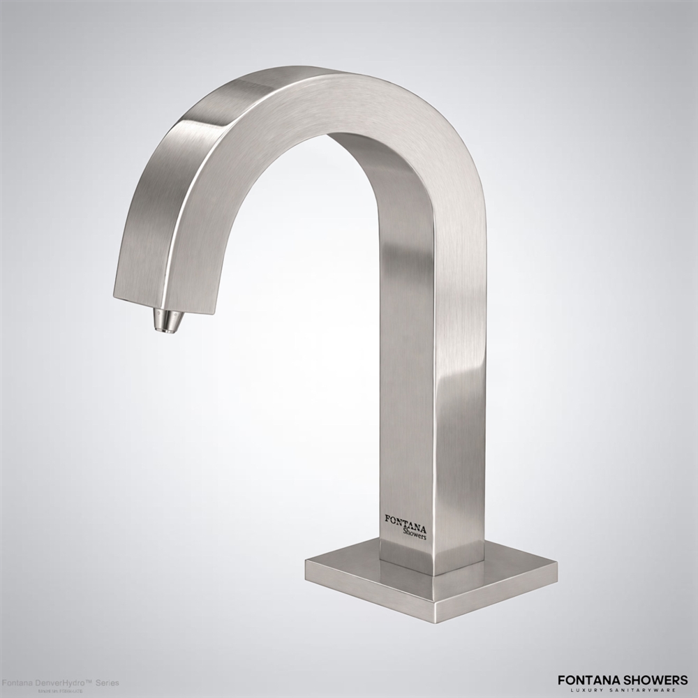 Fontana Brushed Nickel Denver Commercial Touchless Automatic Sensor Liquid Soap Dispenser