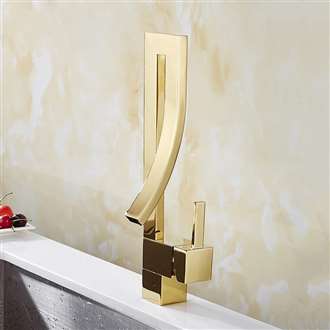 Deck Mount Single Handle Hot Cold Bathroom  Download Commercial Sink Faucet 