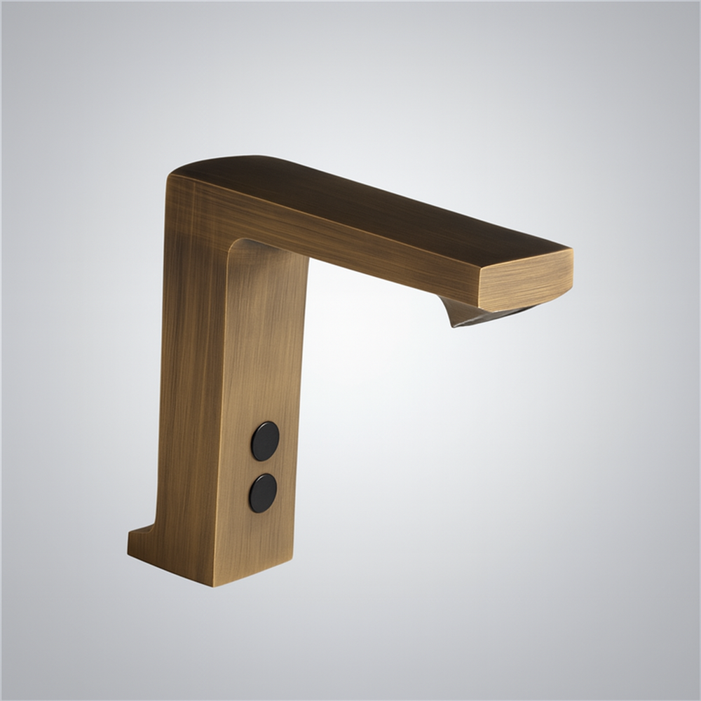 FontanaVelocityTapâ„¢ â€“ Antique Brass Hygiene