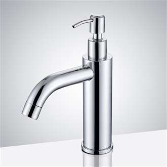 BIM Object Smart Touch Control Sensor Sink Faucet With Soap Dispenser