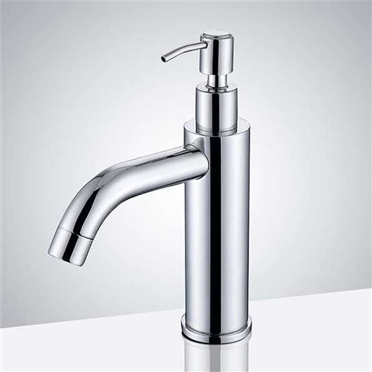 Commercial building Restroom Faucet with Soap Dispenser