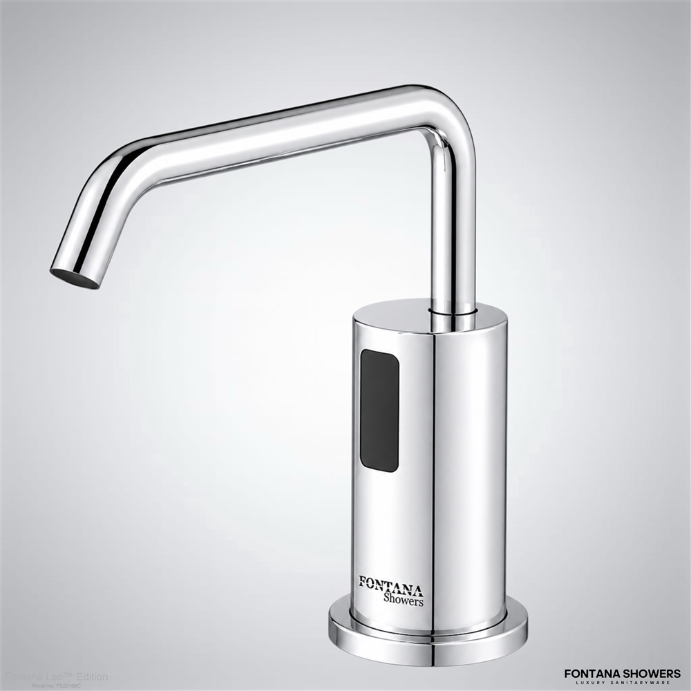 Fontana Milan Chrome Modern Automatic Soap Dispenser