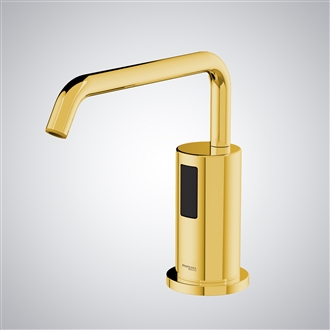 Fontana Leo Gold Modern Deck Mounted Automatic Soap Dispenser