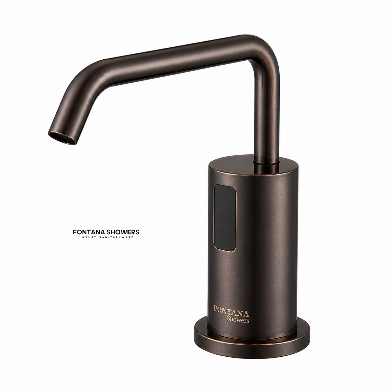 Fontana Leo Light Oil Rubbed Bronze Modern Automatic Soap Dispenser