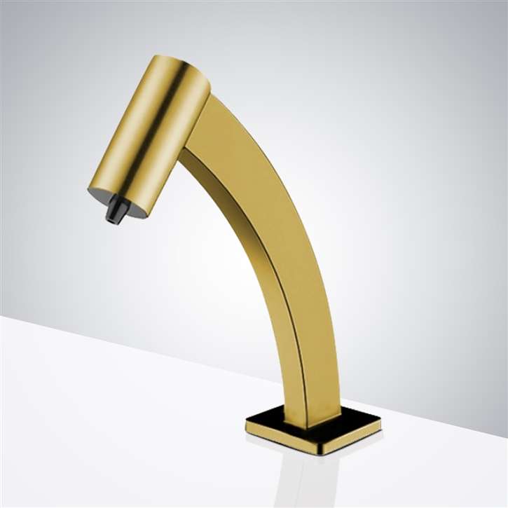 Fontana Gold Touchless Soap Dispenser Deck Mounted Commercial