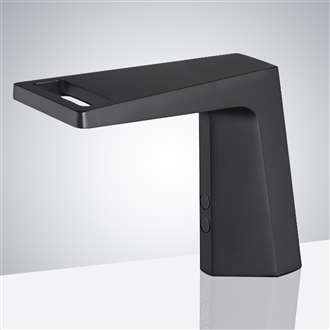 Fontana Melun Commercial Hands Free Touchless Automatic Matte Black Finish Sensor Faucet