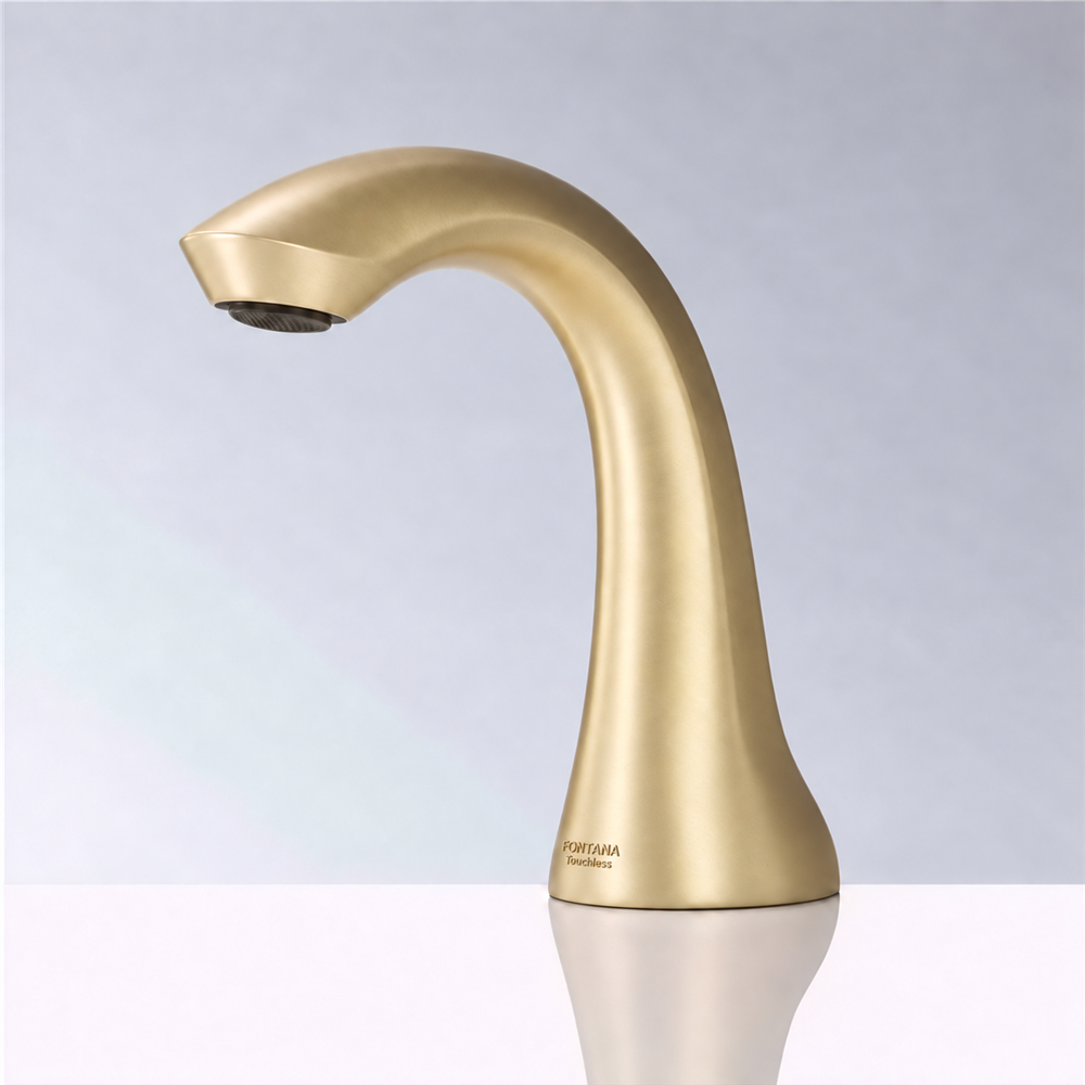 Fontana Napoli Champagne Touchless Sensor Faucet