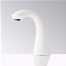 Fontana Napoli  Touchless Faucet in Matte White
