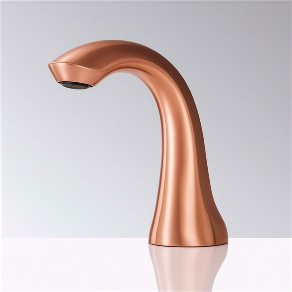 Fontana Napoli  Touchless Faucet in Rose Gold