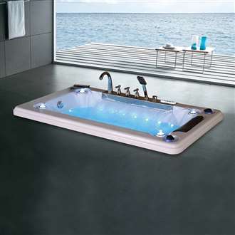 Sierra One Person Drop-In Combo Massage Bathtub for Single User