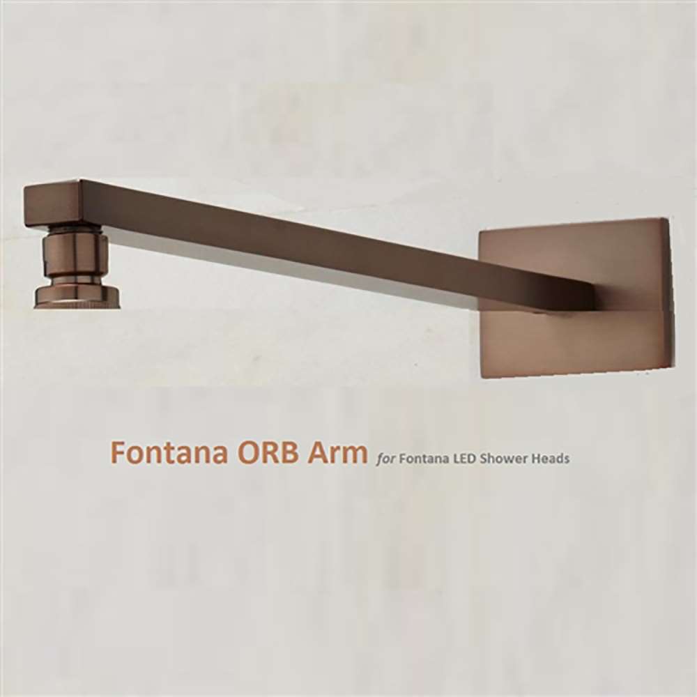 Oil Rubbed Bronze Color Changing LED Shower Arm