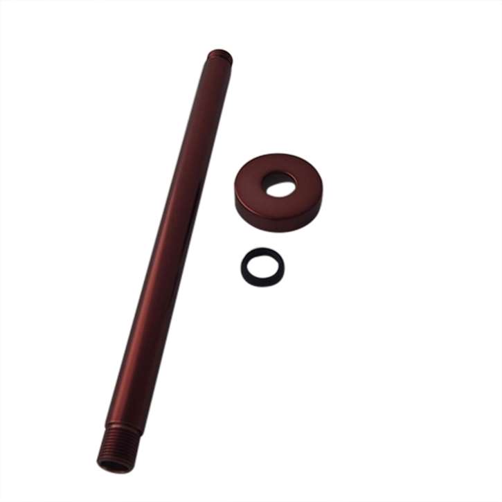 Oil Rubbed Bronze Wall Mount Shower Arm with 1/2-Inch NPT Thread