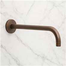 15.7 Inch Oil Rubbed Bronze Wall Mount Shower Arm with 1/2-Inch NPT Thread