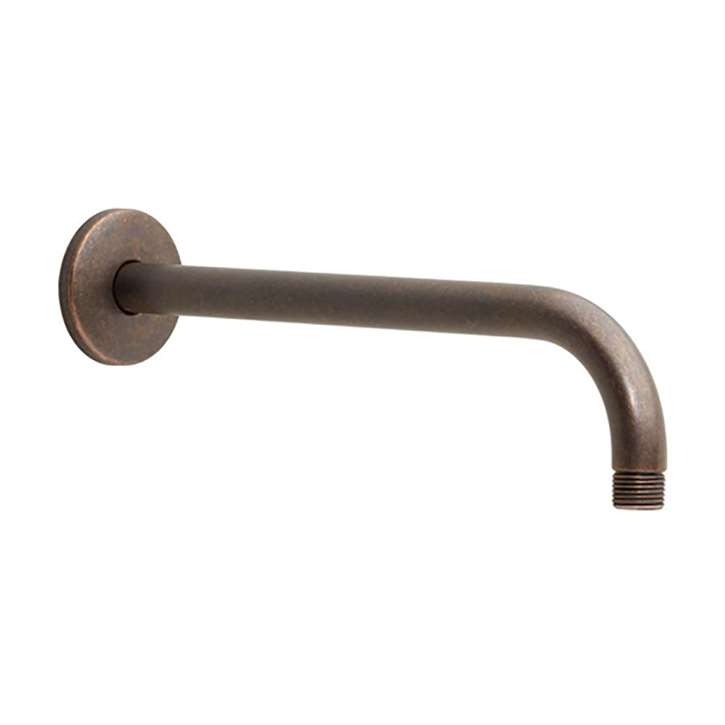 15.7 Inch Oil Rubbed Bronze Wall Mount Shower Arm with 1/2-Inch NPT Thread