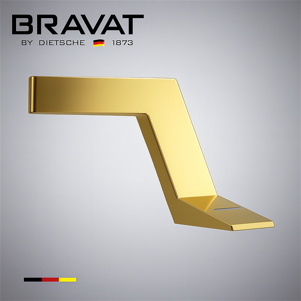 Bravat TranquilTapâ„¢ Line Gold Smart Faucet