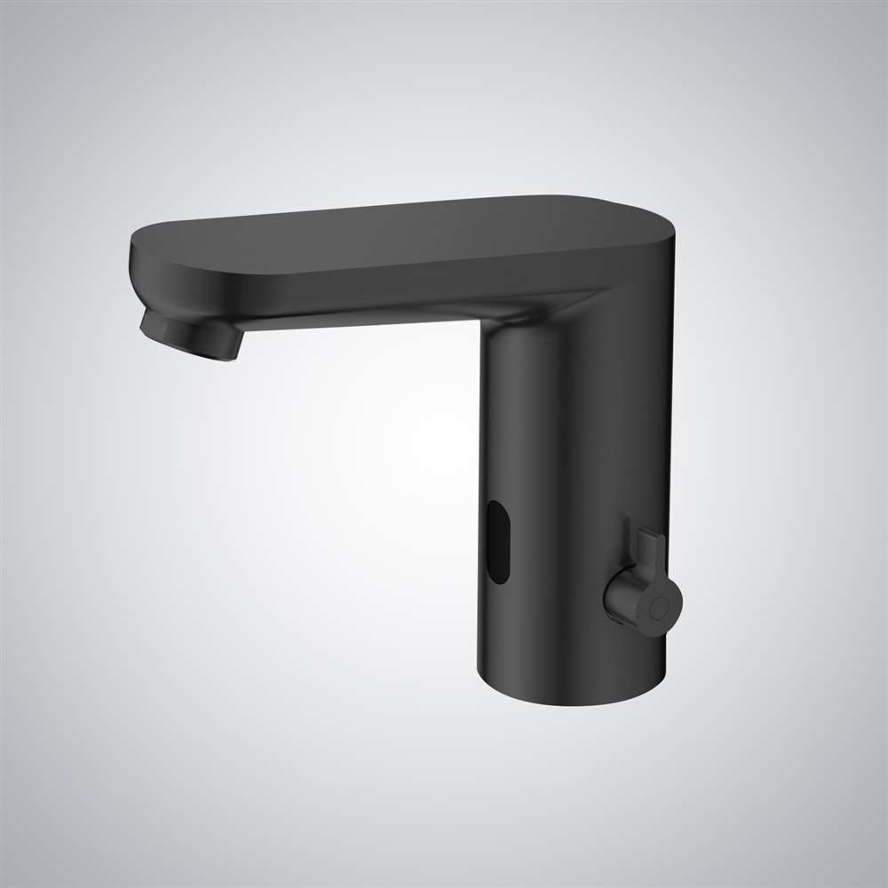 Fontana Matte Black Finish Touchless Bathroom Sensor Faucet