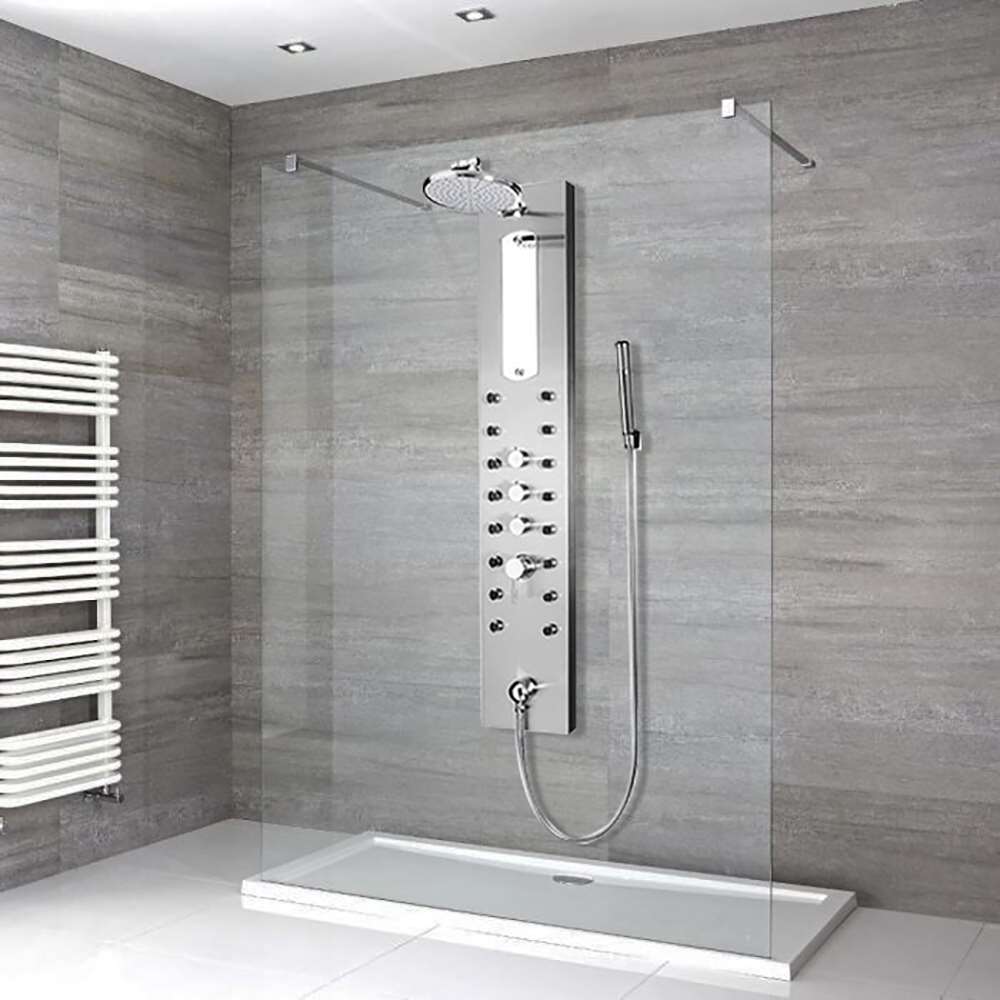 Fontana Reno Stainless Steel Rain & Massage Panel