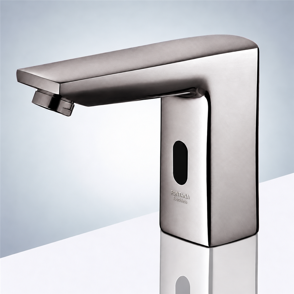 Fontana Commercial Brushed Nickel Automatic Motion Sensor Faucet