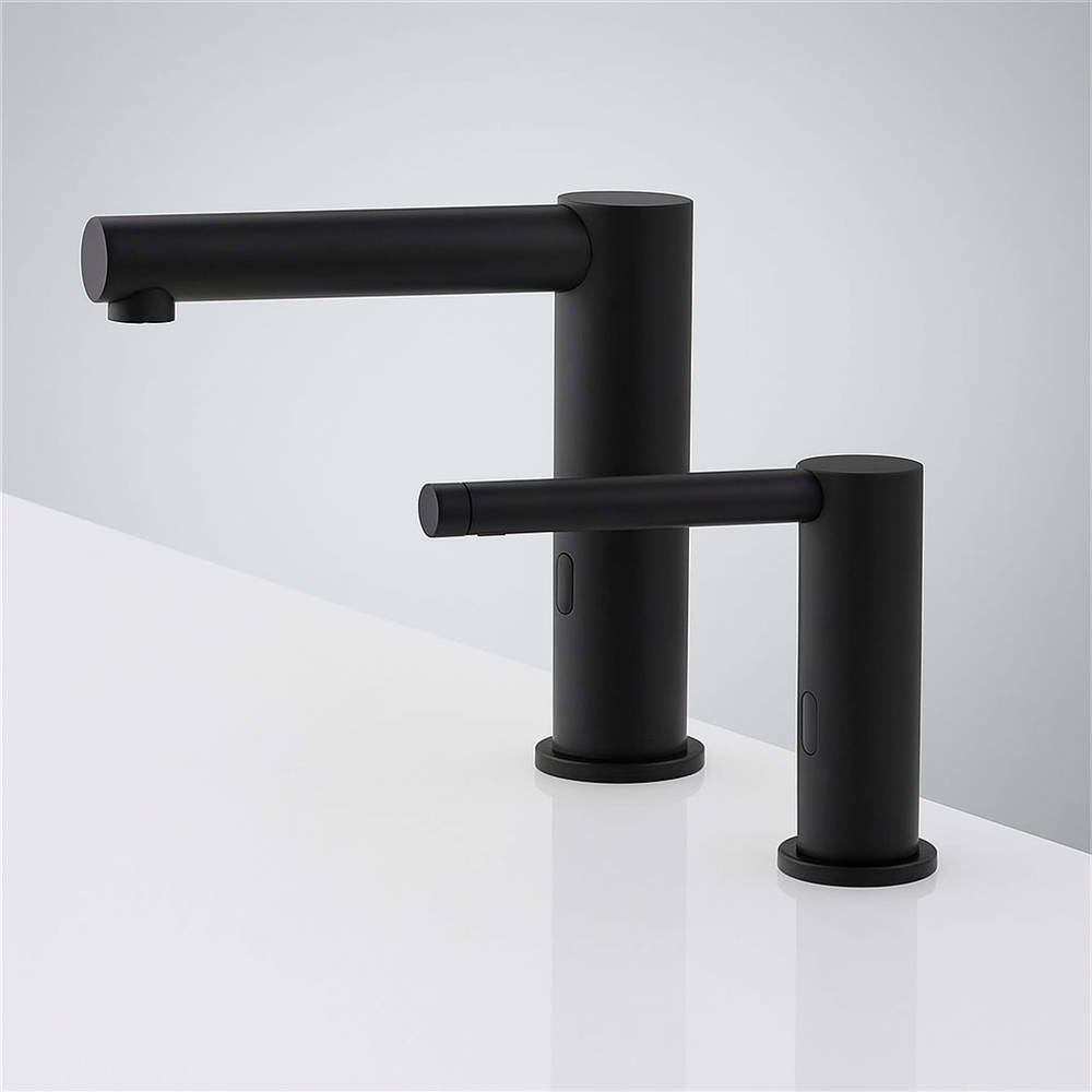 FontanaAetherFlowâ„¢ â€“ Matte Black Auto Sensor