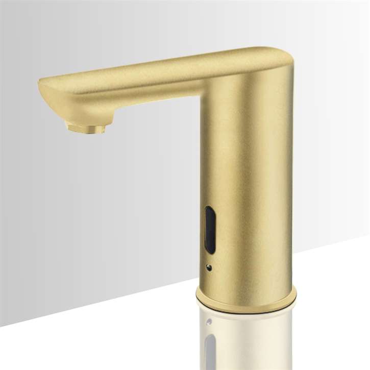 Midras Brushed Gold Finish Commercial Automatic Sensor Faucet