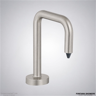 Brushed nickel sensor soap dispenser