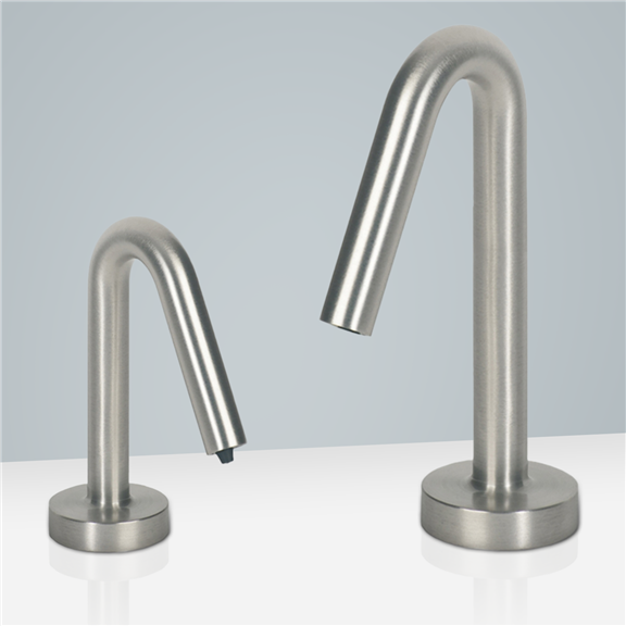 Hardwired Bathroom Soap Dispenser Set