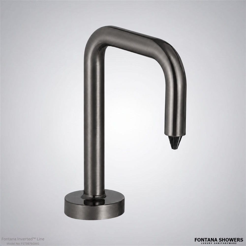Gunmetal gray sensor soap dispenser