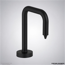 Matte black sensor soap dispenser