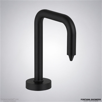 Matte black sensor soap dispenser