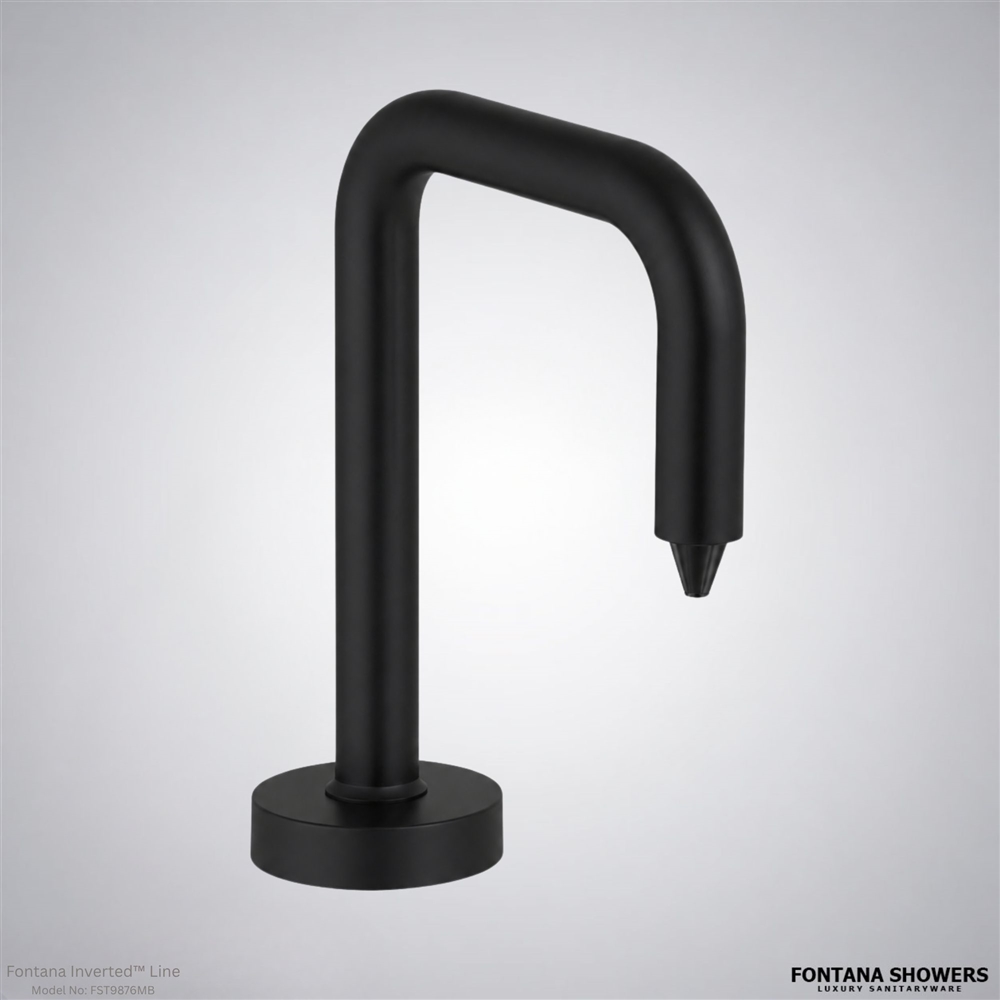 Matte black sensor soap dispenser