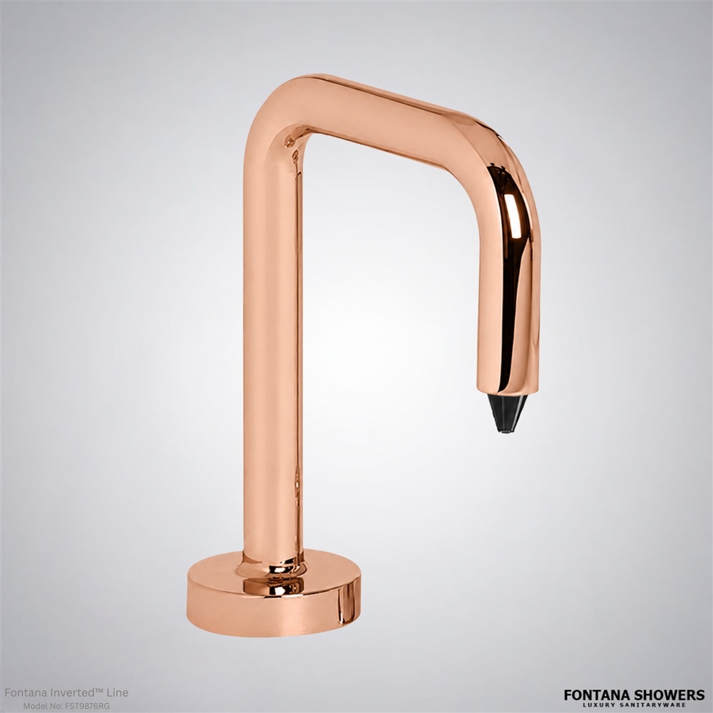 Rose gold sensor soap dispenser