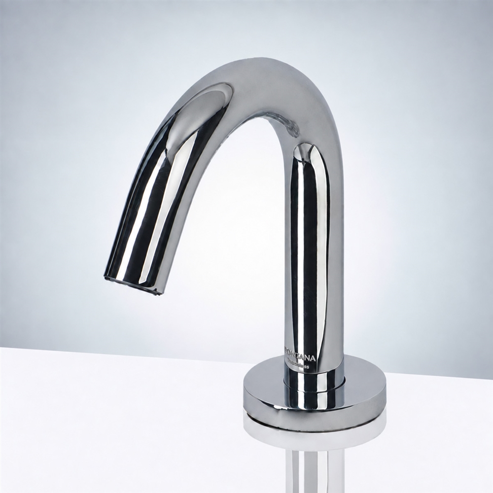 Fontana Chatue Commercial Automatic Sensor Faucet Shiny Chrome Finish